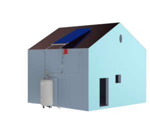 Drain Back System Solar Water Heater