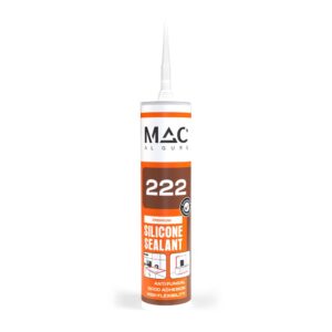 MAC 222 Premium Silicone Sealant 280gm Clear